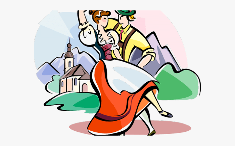 Clipart German Traditional Dance Png, Transparent Clipart