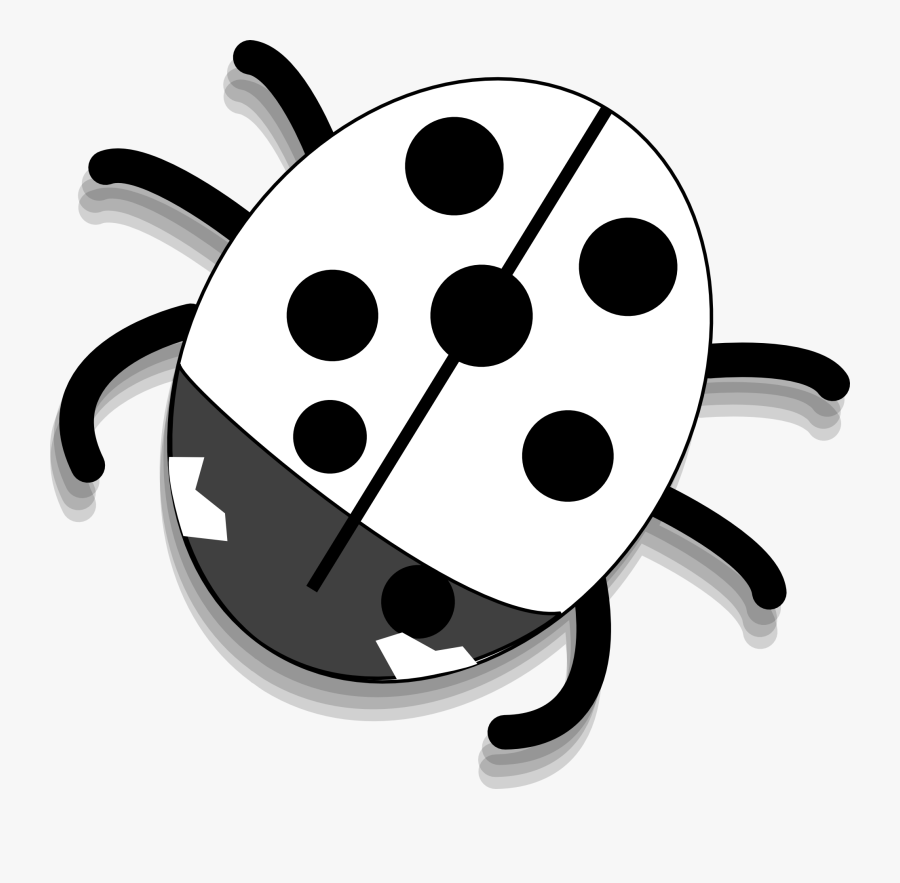 Awesome Ladybug Clipart Black And White Image - Ladybug Clipart, Transparent Clipart