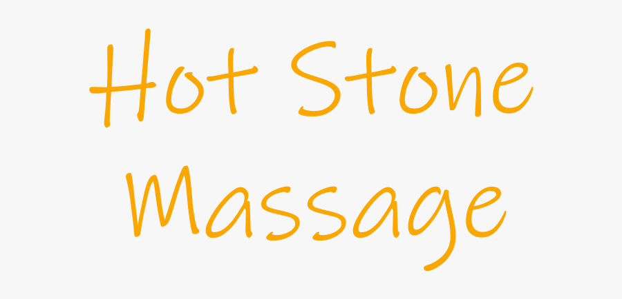 Hot Stone Massage - Calligraphy, Transparent Clipart