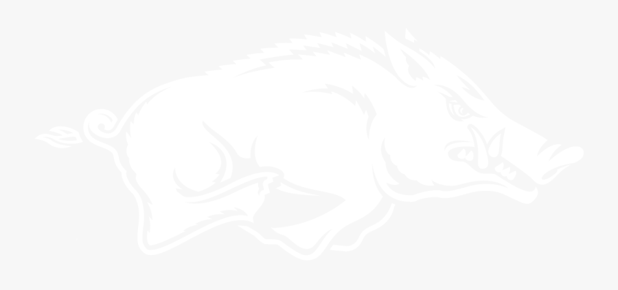 Arkansas Razorback Stencil - Arkansas Razorbacks, Transparent Clipart