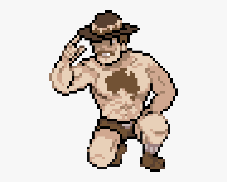 Saxton Hale Is A Member Of The Fochun Elite Four - Pokemon Clover Elite Four, Transparent Clipart