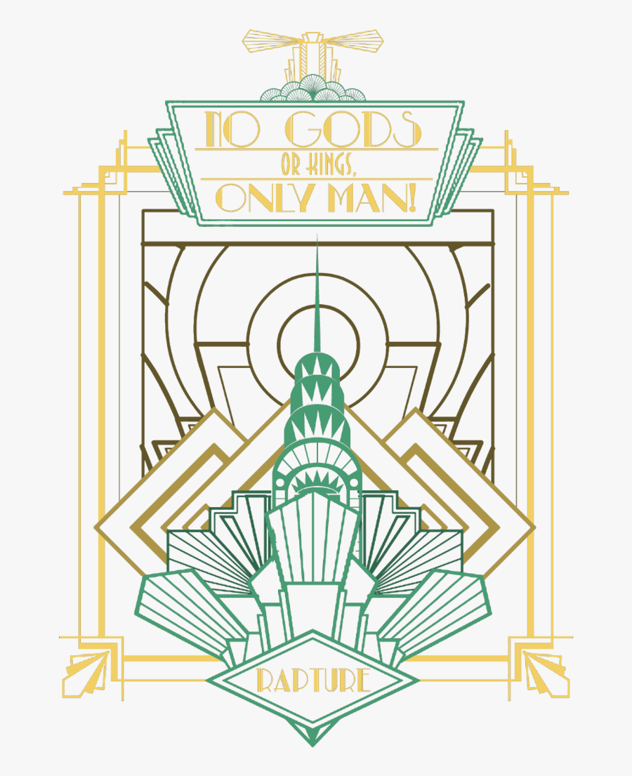 Art Deco Background, Transparent Clipart