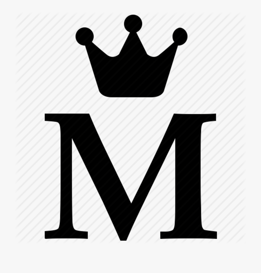 Freetoedit Sticker By Marolita - Letter M With Crown, Transparent Clipart