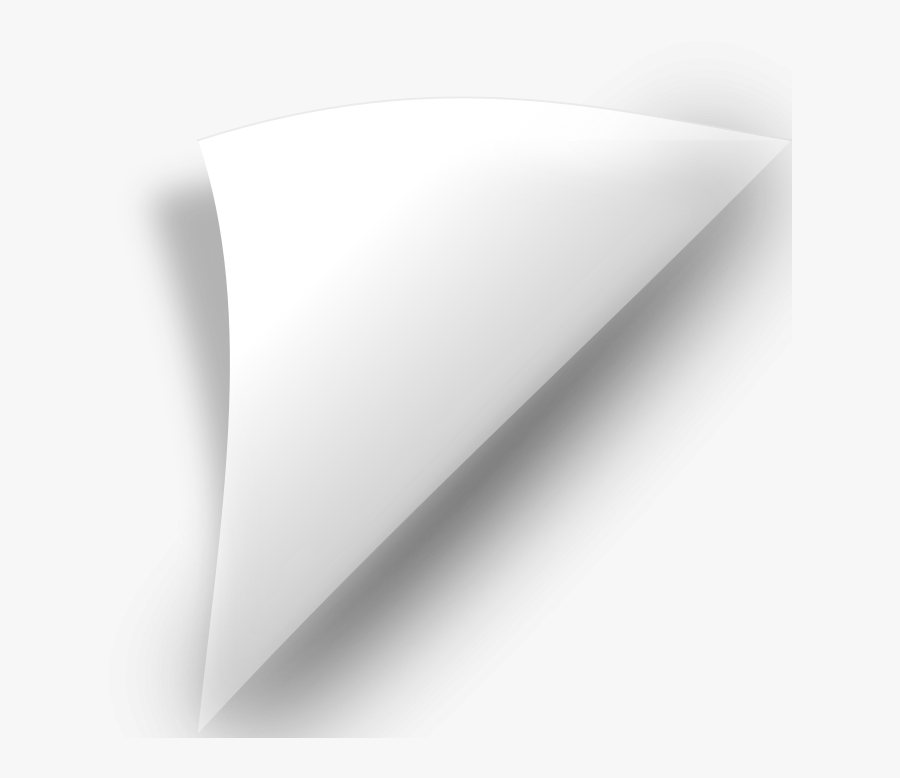 Corner Paper Curl Png, Transparent Clipart