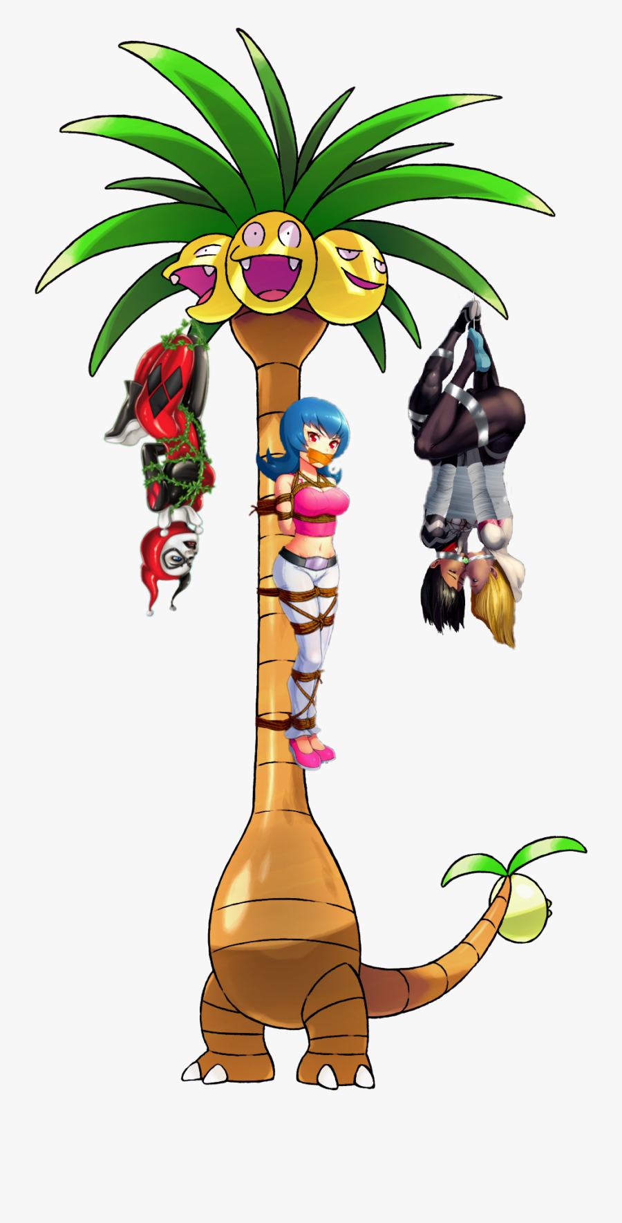 #exeggutor #pokemon #alola #sabrina #spidergwen #silk - Exeggutor Alola Pokemon Png, Transparent Clipart