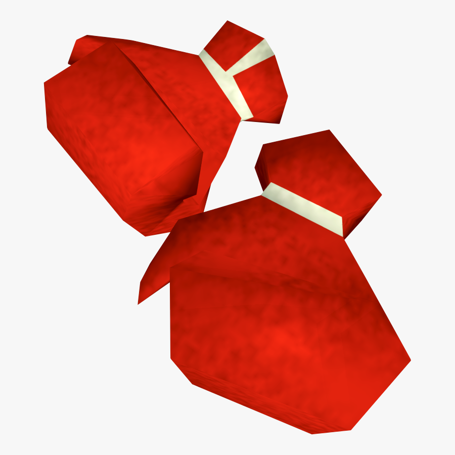 Picture Royalty Free Stock Red Boxing Gloves Clipart - Runescape Red Gloves, Transparent Clipart