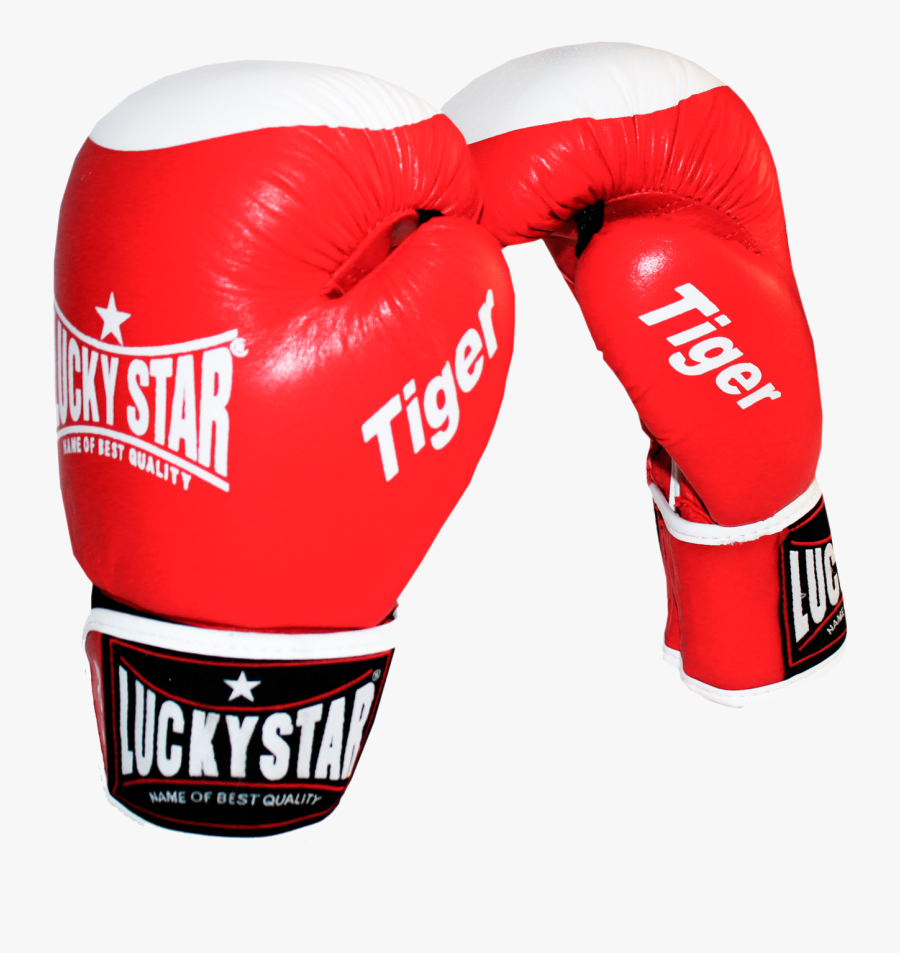 Boxing Gloves Leather “tiger” Red - Boxing, Transparent Clipart