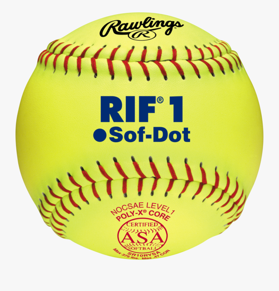 Transparent Softball Fastpitch - Rawlings Softball, Transparent Clipart