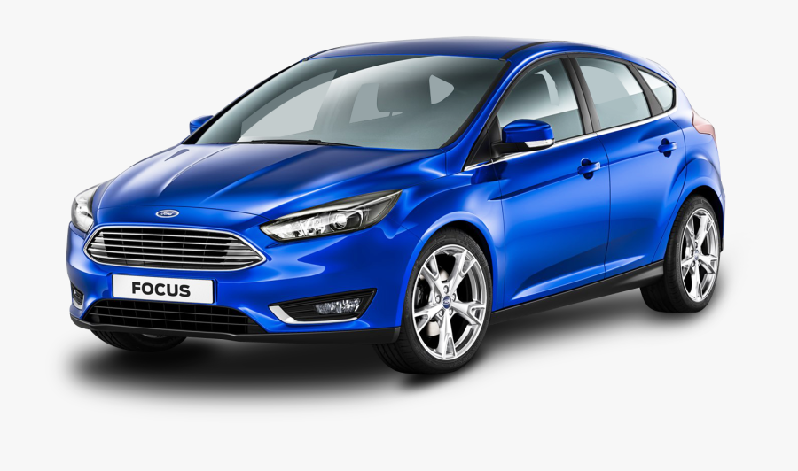 Blue Ford Focus Car - Ford Focus 2015 Blue, Transparent Clipart