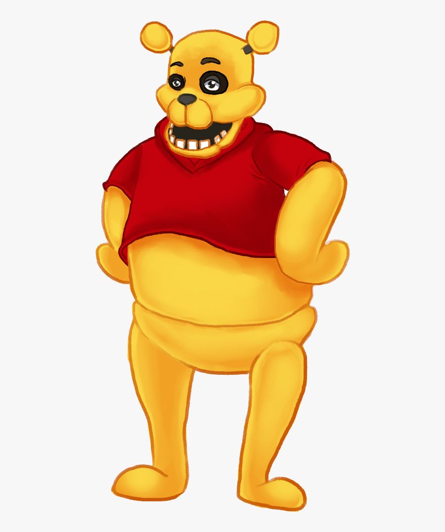 Fnaf Winnie The Pooh - Nightmare Winnie The Pooh, Transparent Clipart
