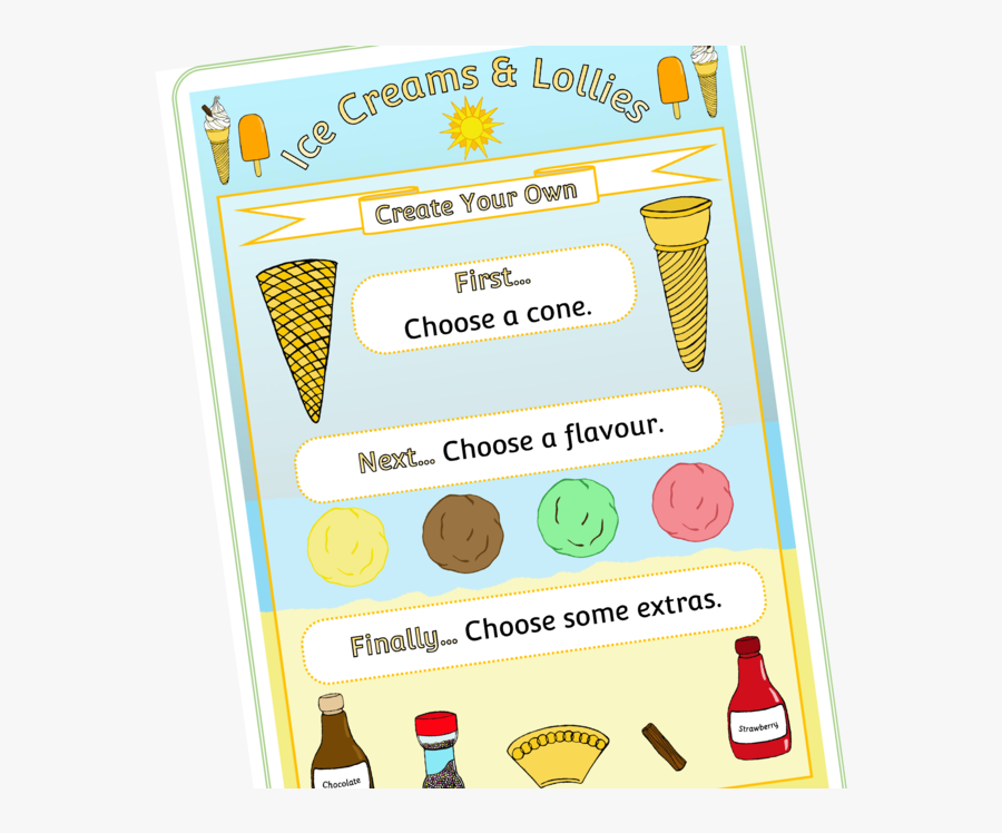 Ice Cream Shop Role Play Area "create Your Own - Bottle Cap, Transparent Clipart
