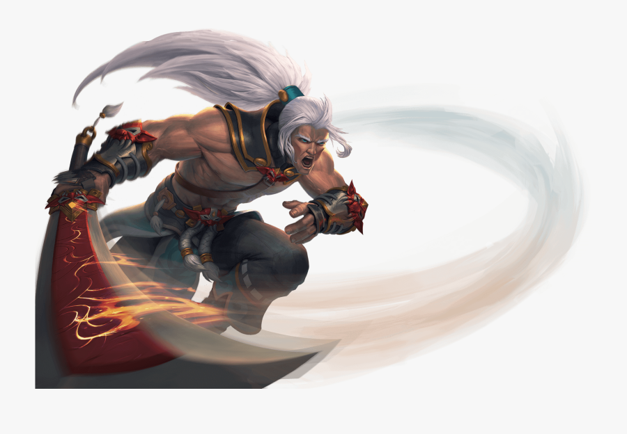 Cg Multiplayer Online Role-playing Game - Paladins Zhin Demon Slayer, Transparent Clipart