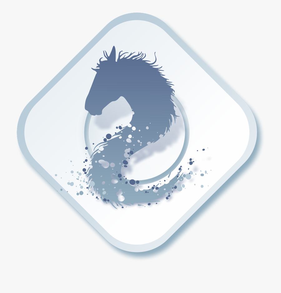 Logo Horse Humidity Free Picture - Emblem, Transparent Clipart