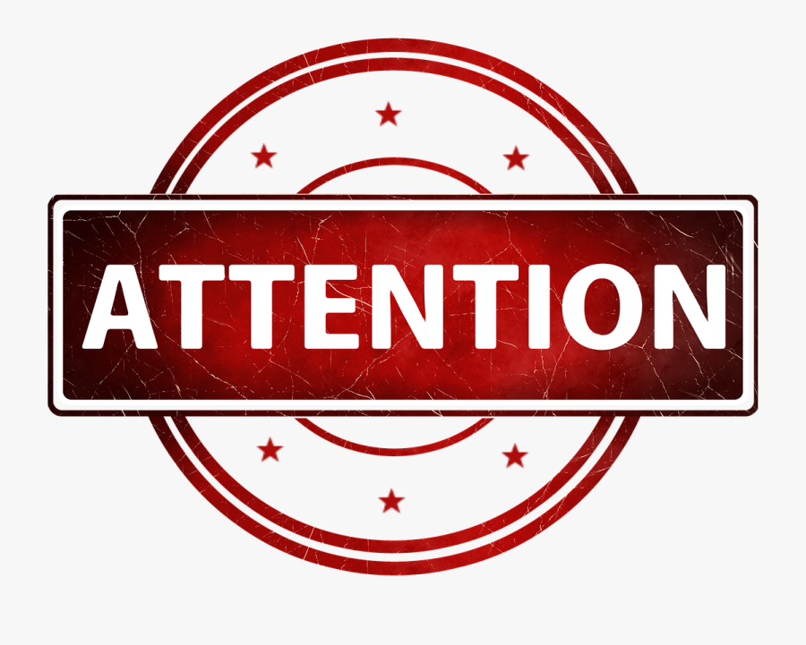 Warning Attention Png, Transparent Clipart