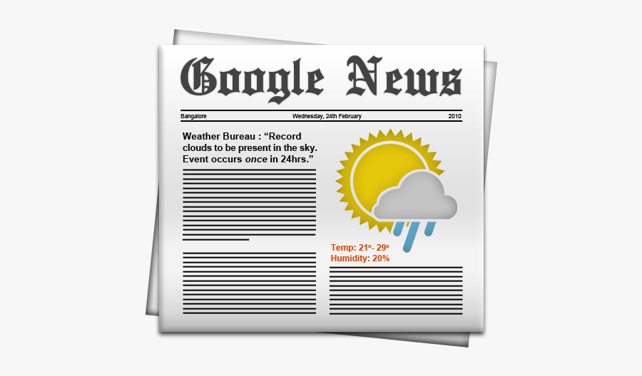 News Weather Icon - Naples Daily News, Transparent Clipart
