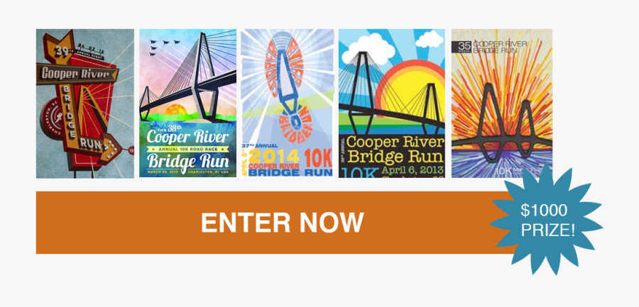 Design Contest - Cooper River Bridge Run T Shirt, Transparent Clipart