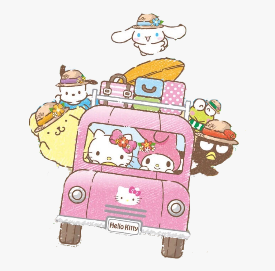 #sanrio #hellokitty #amigos #sanriocharacters #kawaii - Kawaii Sanrio Summer, Transparent Clipart