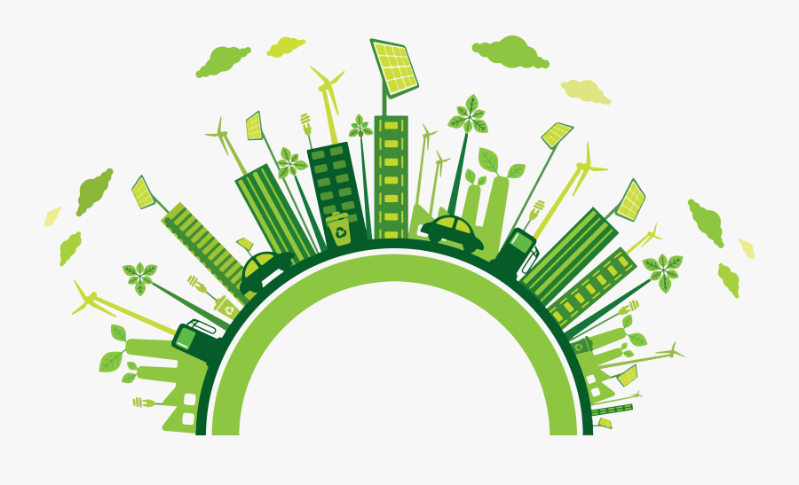 Go Green Save World, Transparent Clipart