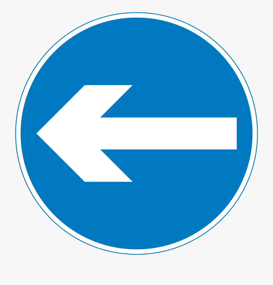 Twitter Icon For Email Signature - Keep Left Traffic Sign, Transparent Clipart