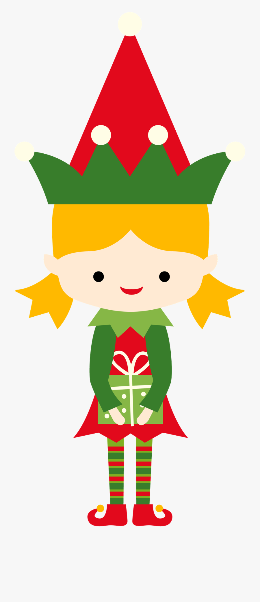 Girl Elf Clip Art, Transparent Clipart