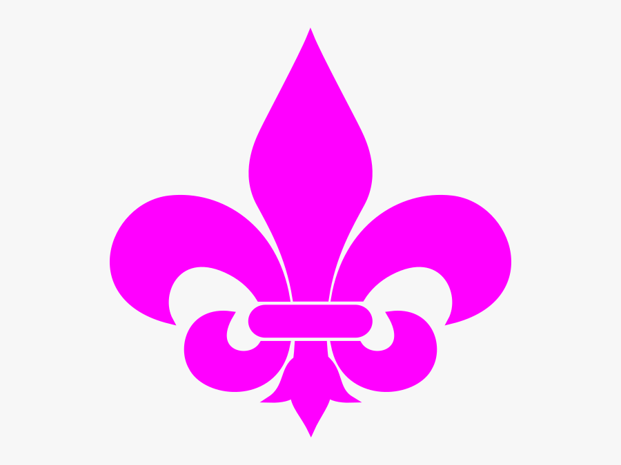 Navy Blue Fleur De Lis, Transparent Clipart