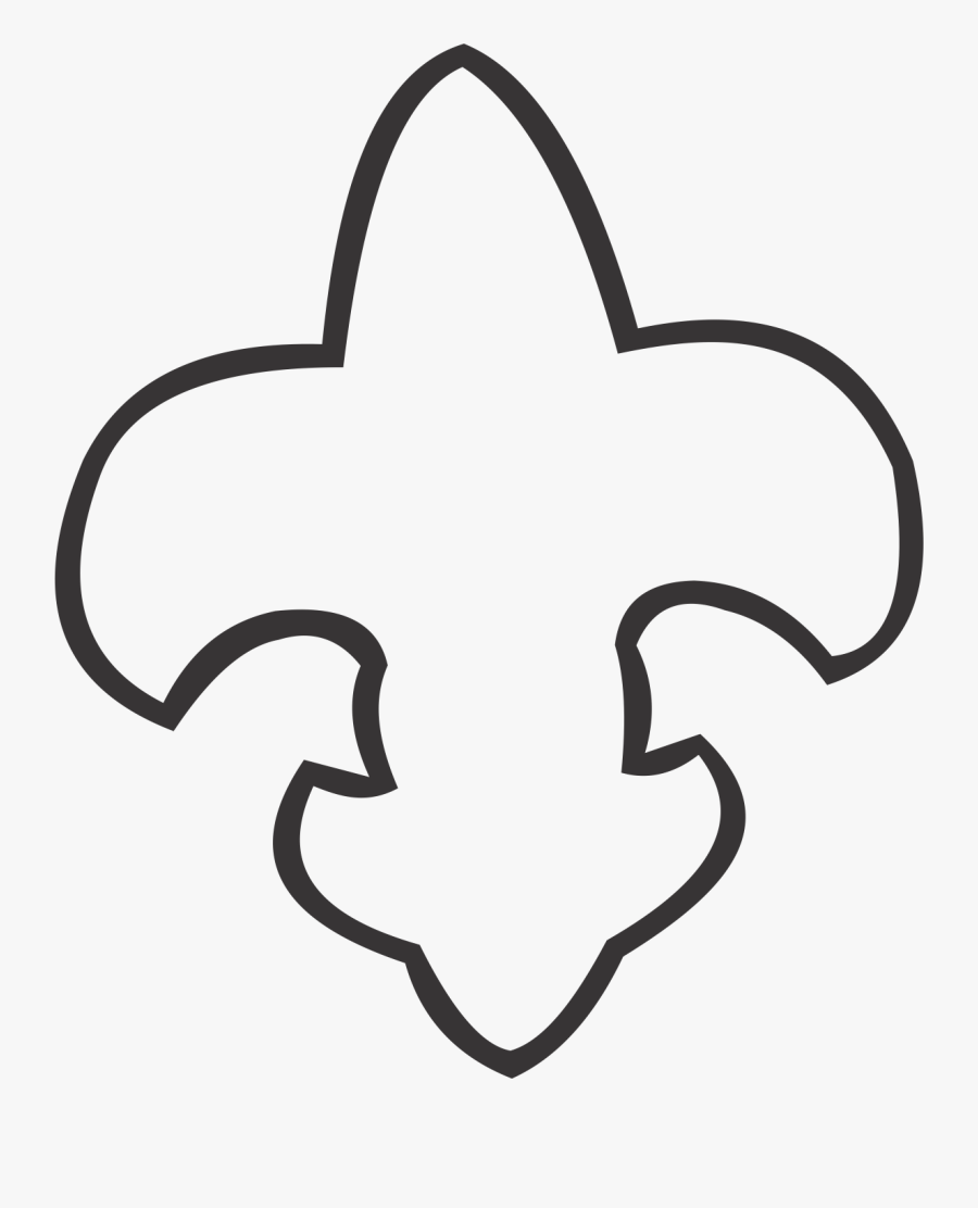 Fleur De Lis - Cross, Transparent Clipart