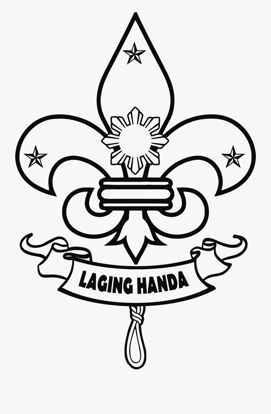 Logo To Vector Services For Bsp Laguna Council Monkey, - Flor De Lis Simbolo, Transparent Clipart