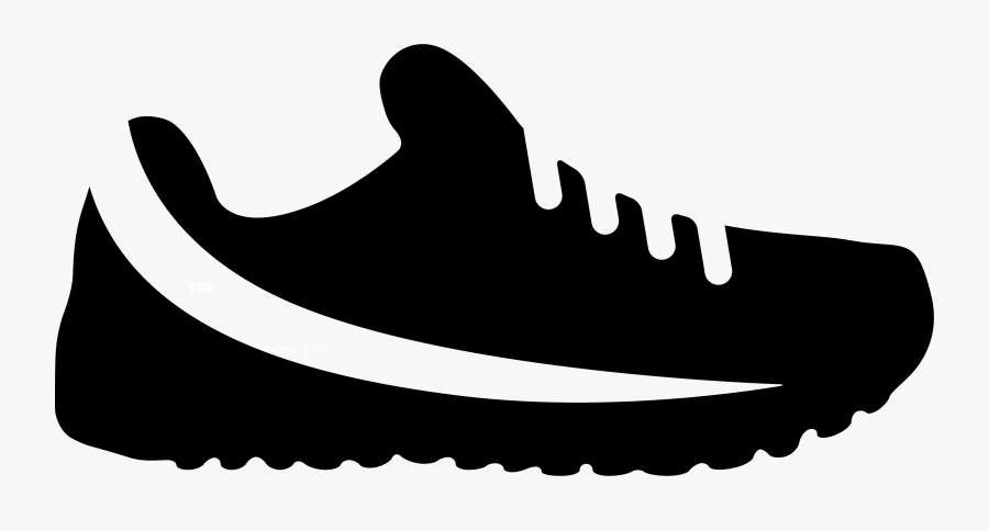 Running Shoe Silhouette At Getdrawings Com Free - Running Shoes Logo Png, Transparent Clipart