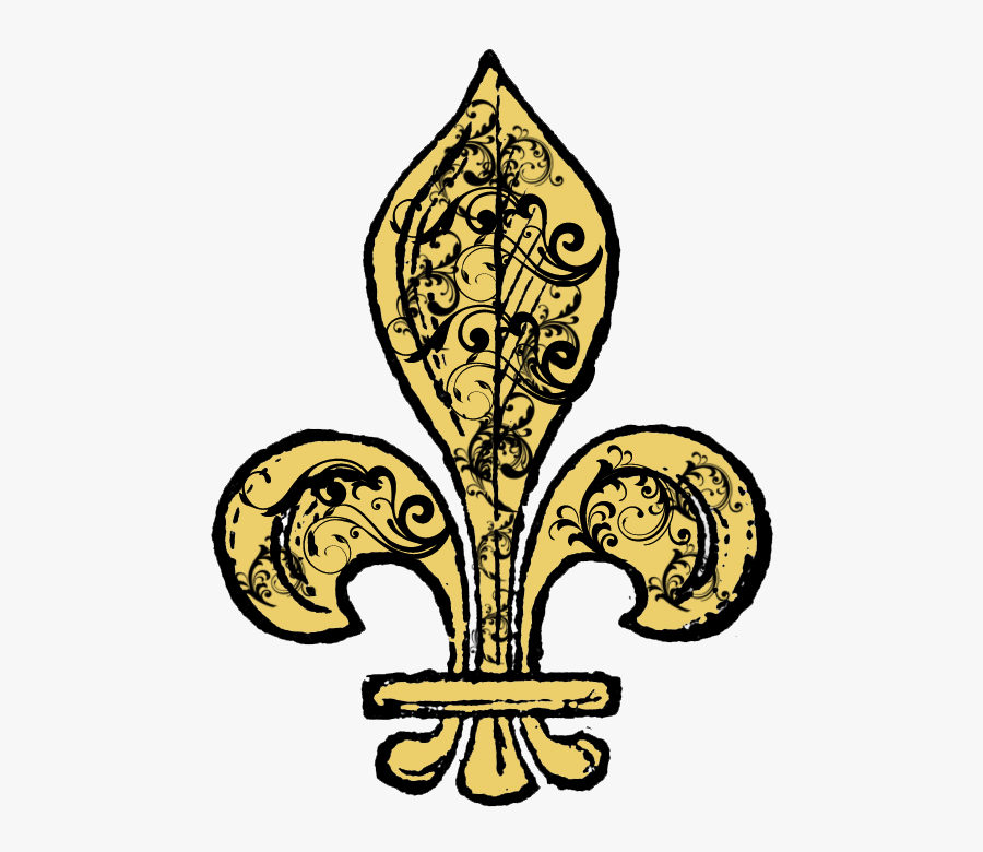 Transparent Fleur De Lis Clipart - Fleur De Lis Clip Art, Transparent Clipart
