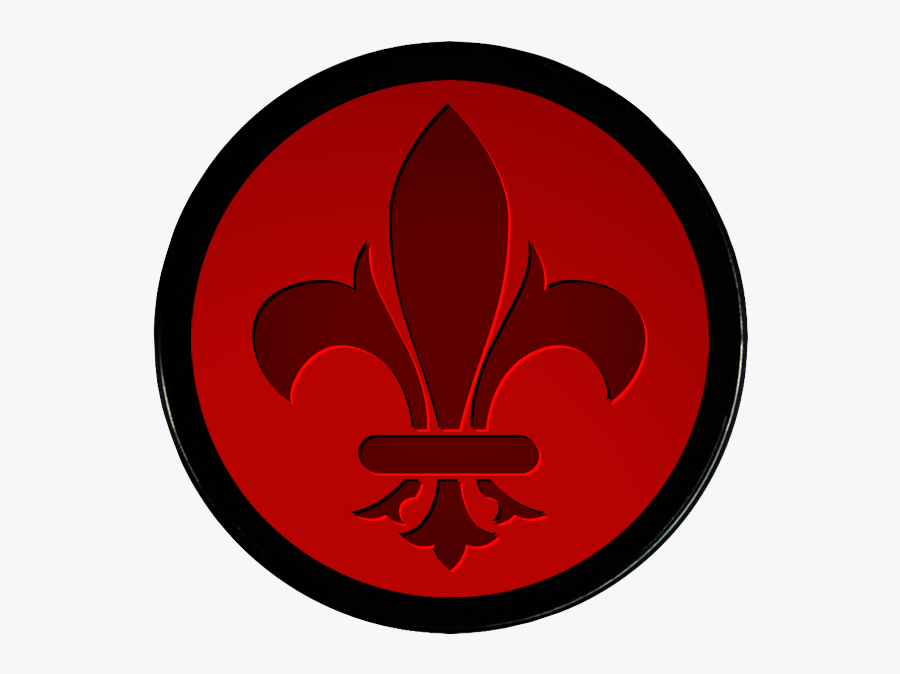 Fleur De Lis - Circle, Transparent Clipart