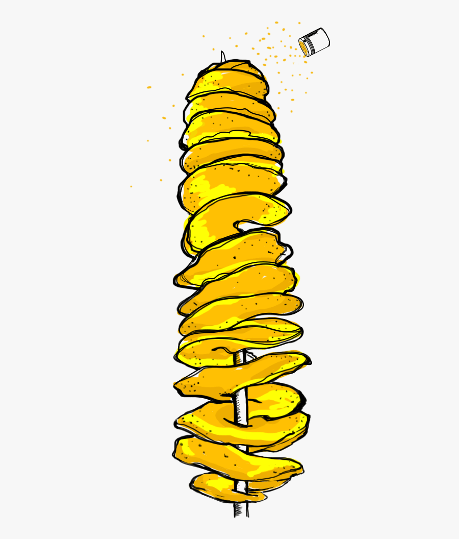 Twister Clipart Twist - Potato Twister Clipart Transparent, Transparent Clipart