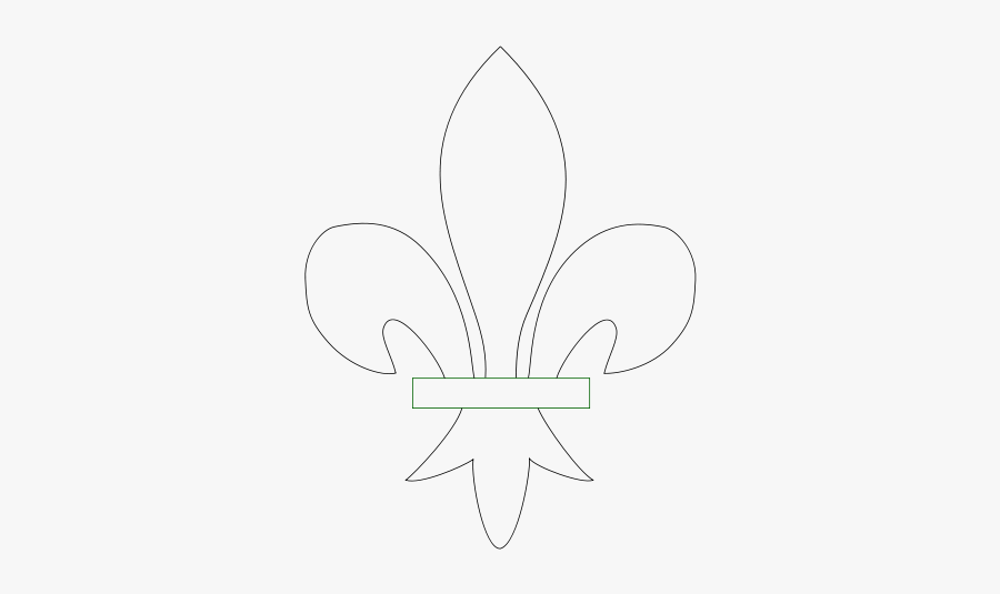 Fleur De Lys - Flor De Lis Branca Png, Transparent Clipart