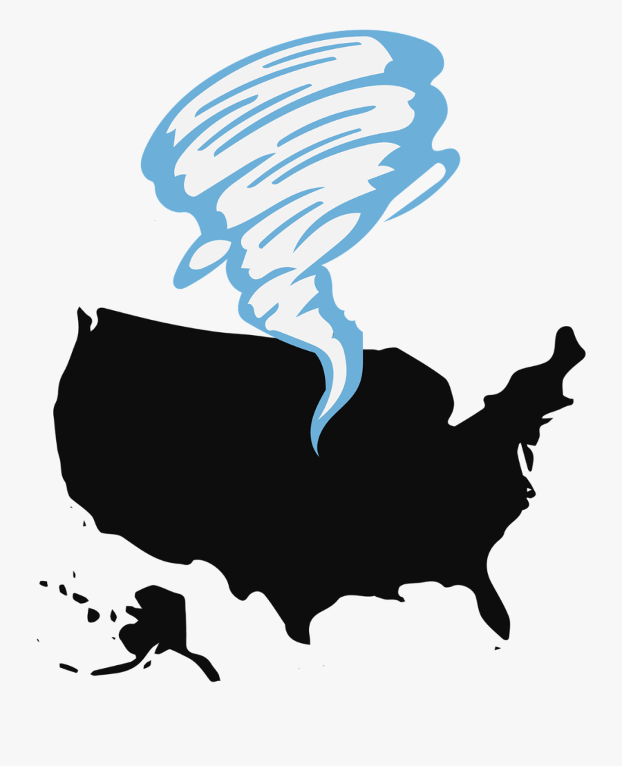 Hd Tornado Usa United States Of America Disaster - Millennials Voted In 2016, Transparent Clipart