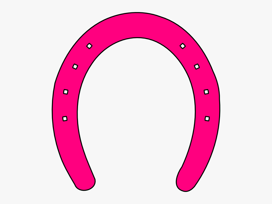 Horseshoe Horse Shoe Clip Art Vector Free Clipart - Pink Horse Shoe Clip Art, Transparent Clipart