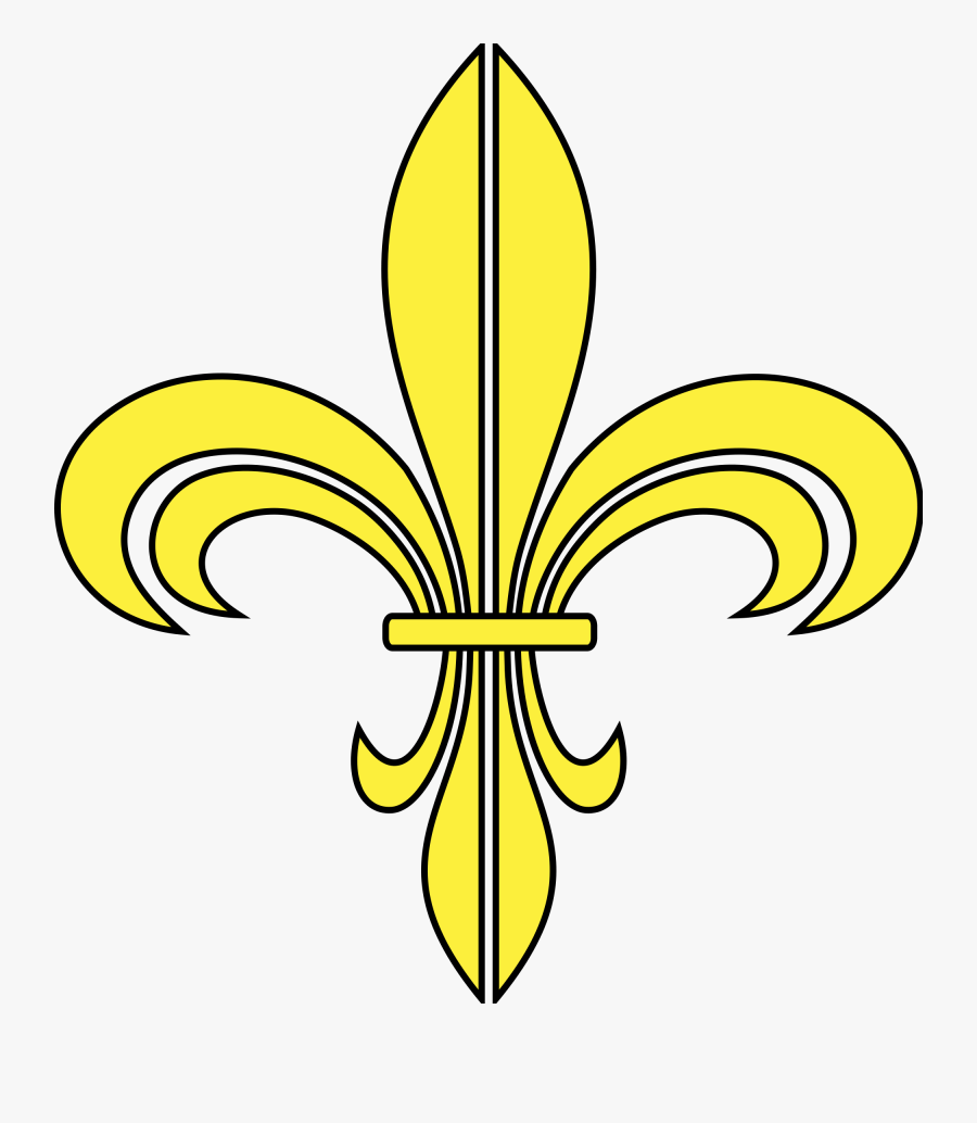 Fleur De Lis Stencil Free 8, Buy Clip Art - Lilie Symbol, Transparent Clipart