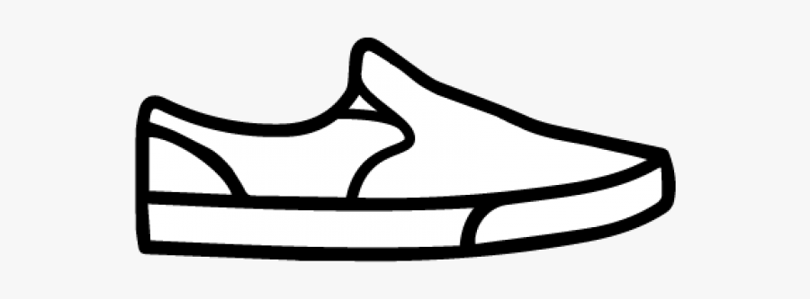 Shoe Clip Art Black And White, Transparent Clipart