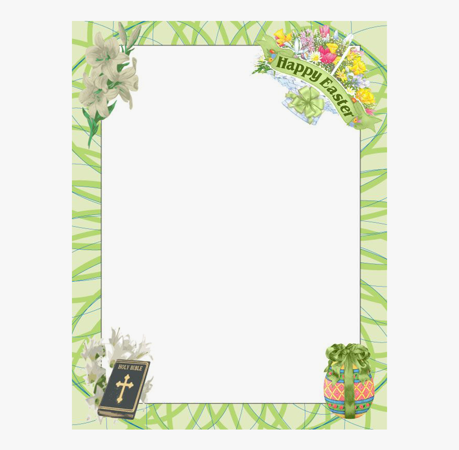 Transparent Easter Border Png - Religious Easter Border Clipart, Transparent Clipart
