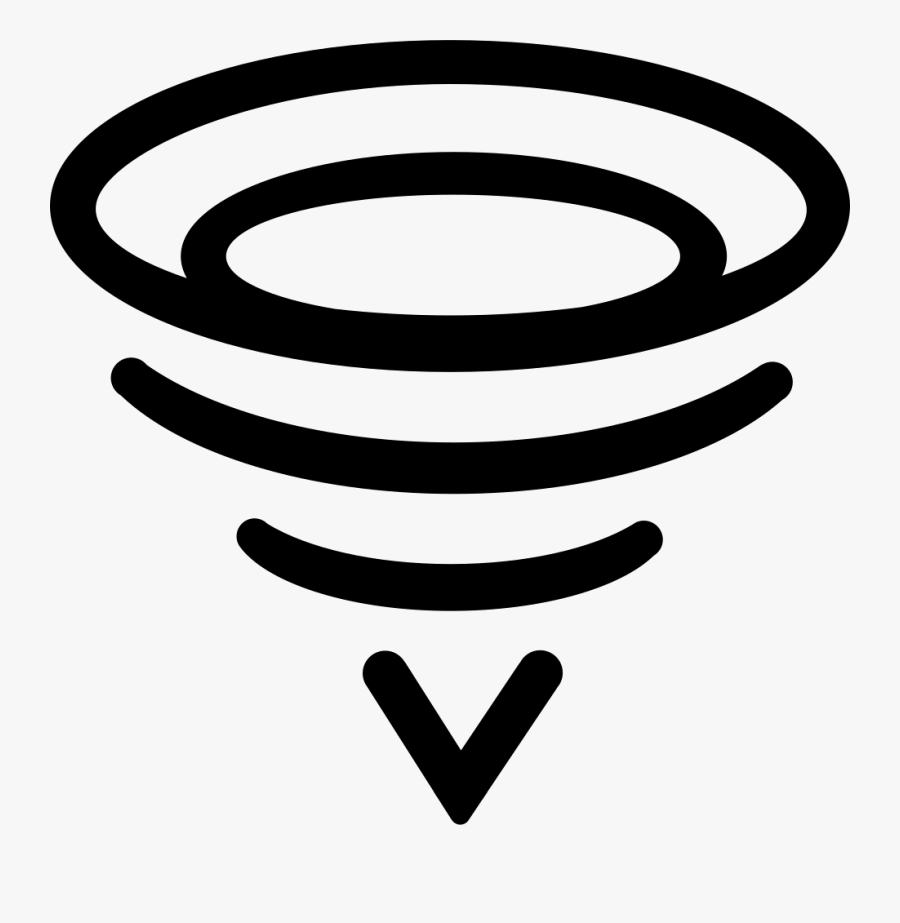 Transparent Hurricane Clip Art - Tornado Symbol Png, Transparent Clipart