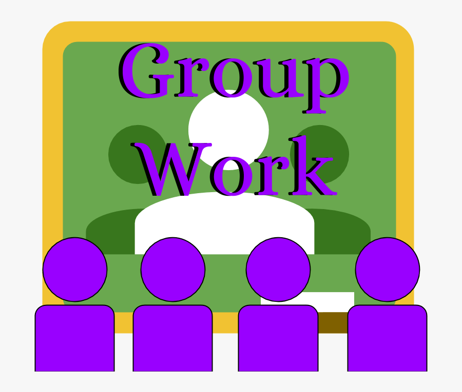 Google Classroom Turning In - Group Work Clip Art, Transparent Clipart