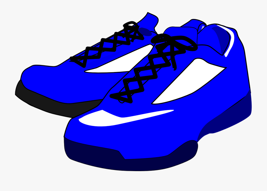 Transparent Shoes Clip Art - Blue Shoes Clip Art, Transparent Clipart