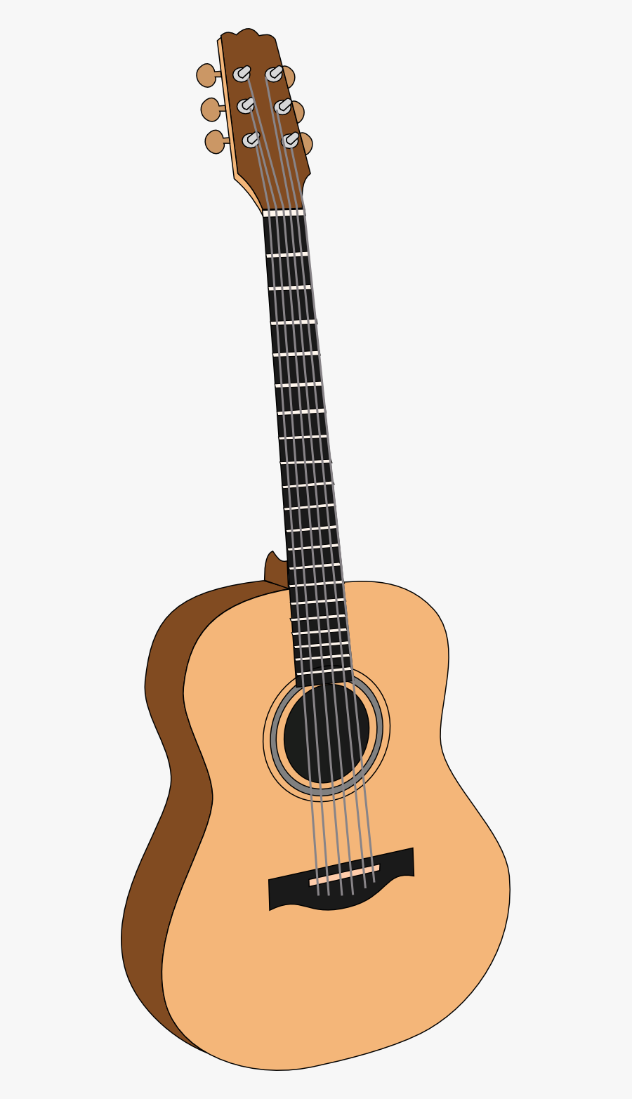 Acoustic Guitar Clipart, Transparent Clipart