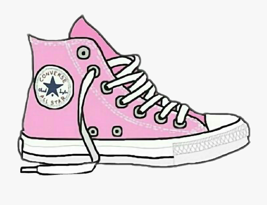 Converse Clipart Athletic Shoe - Pink Converse Clipart, Transparent Clipart