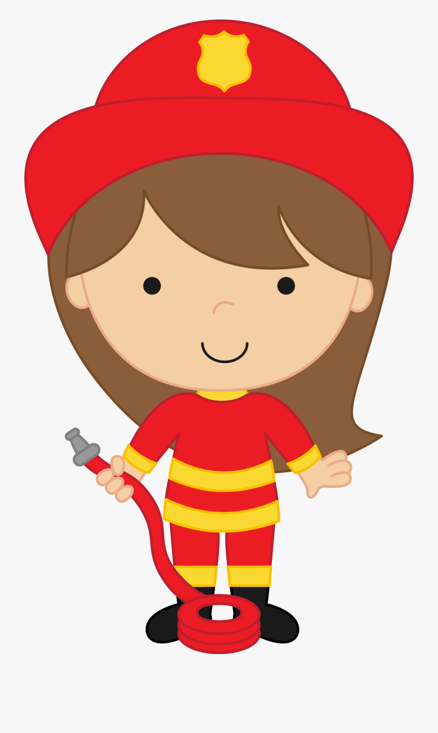 Transparent Firefighter Clipart Png - Woman Fire Fighter Clipart, Transparent Clipart