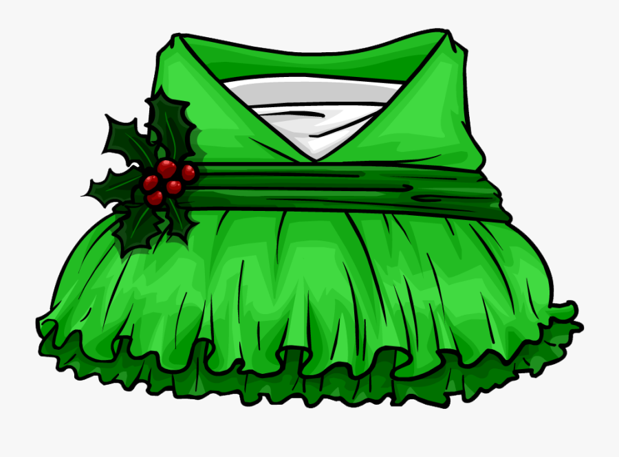 Image Holly Elf Dress - Clothing, Transparent Clipart