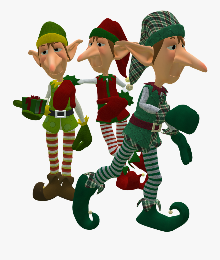 Christmas Elf Png Picture - Santa's Elves Png, Transparent Clipart