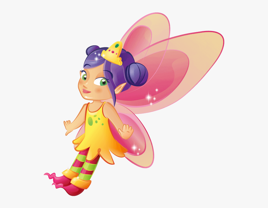Fairies And Elves Wallstickers For Kids Rooms - Cartoon, Transparent Clipart