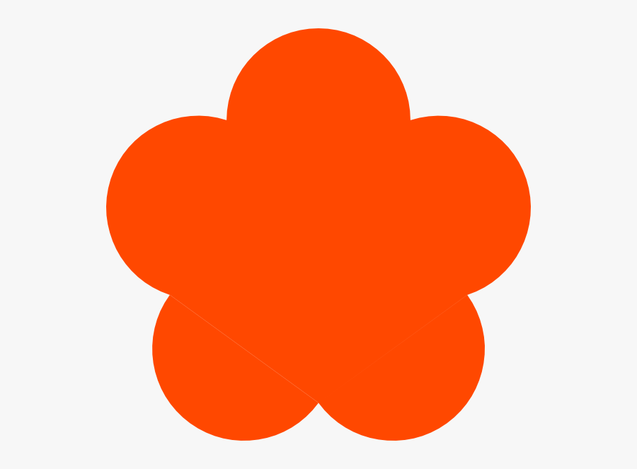 Orange Yellow Clip Art - Heart, Transparent Clipart