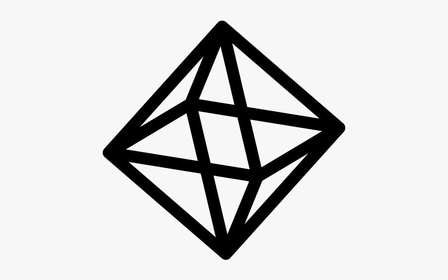 Transparent Octahedron Shape Clipart - 3d Octahedron, Transparent Clipart