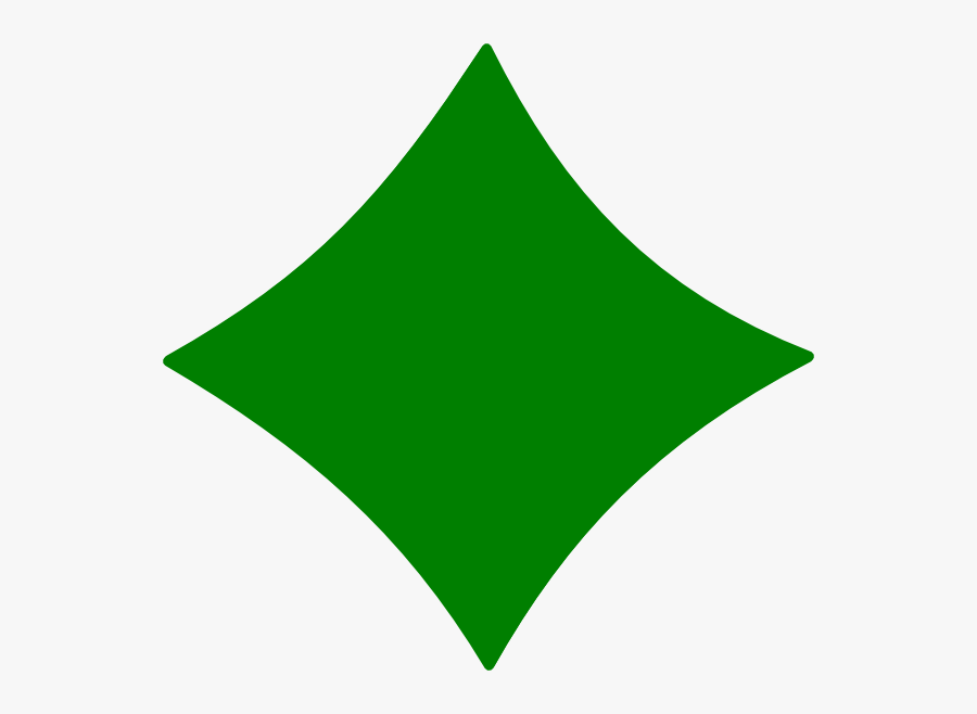 Diamond Shape Clipart - Green Diamond Clip Art, Transparent Clipart
