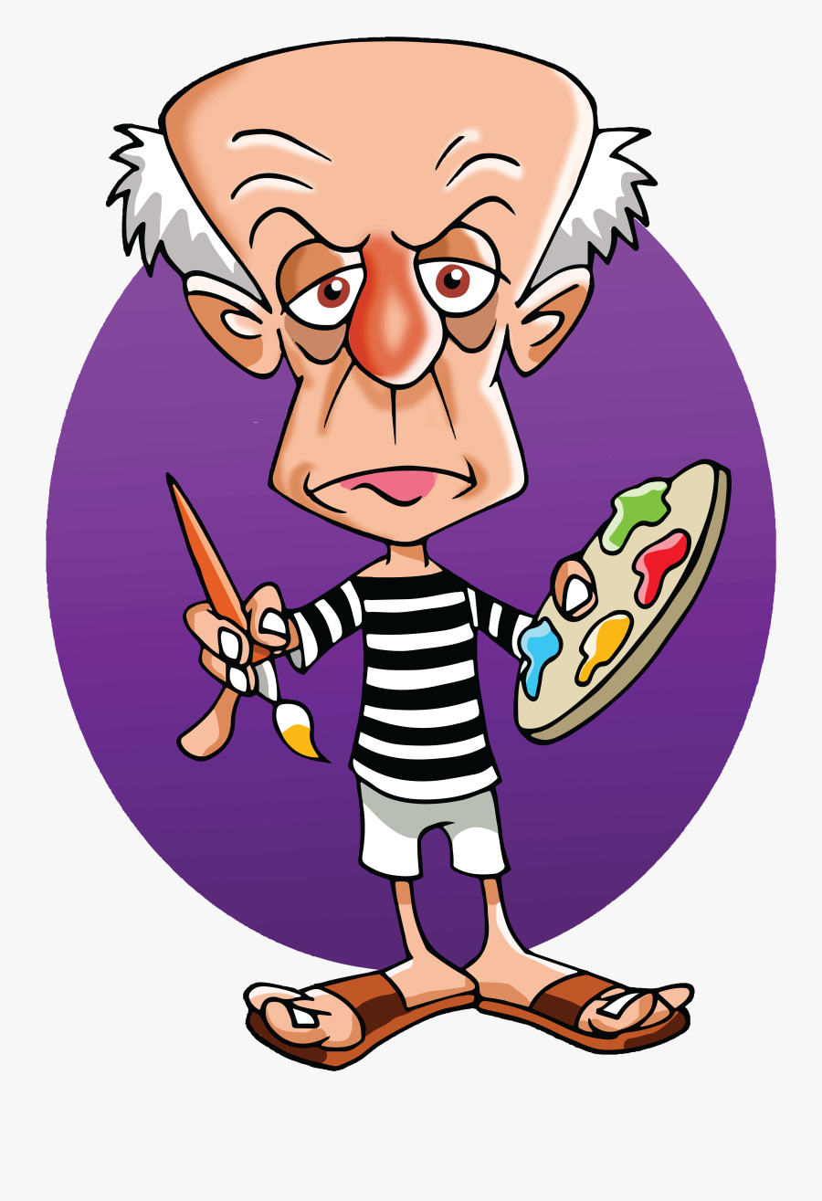 Eps Pablo Picasso Cartoon Caricature - Halten Und Parken Verboten, Transparent Clipart